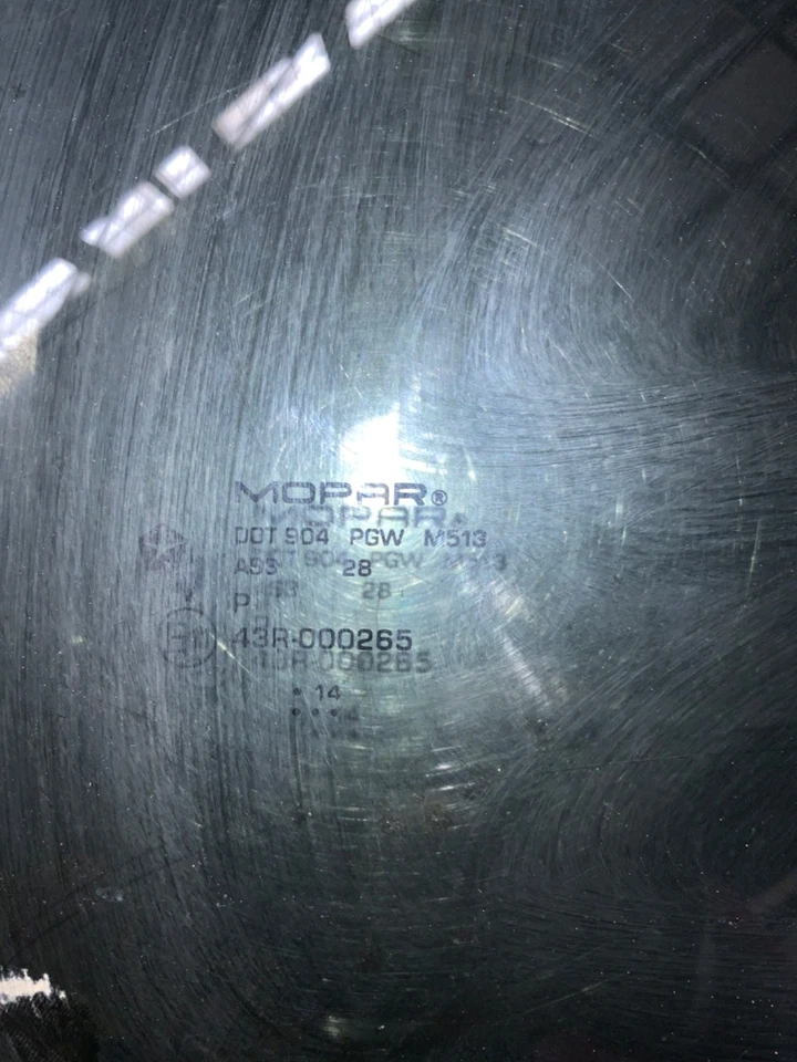 OEM 2010-2018 RAM 1500 2500 RH DOBLE CABINA PUERTA TRASERA LADO PASAJERO VENTANA VIDRIO Foto 2 de 3