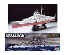 Tamiya 78013 Deutsches Schlachtschiff Bismarck Maßstab 1:350 Bausatz