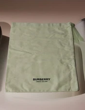 BURBERRY Drawstring Shoe Dust Bag Lightweight ForTravel Single Shoe Bag 11 X 15