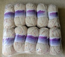 Cygnet Multi Tweeds Chunky Full Pack 100gx10 Honeycomb Sh 1300 cream with flecks