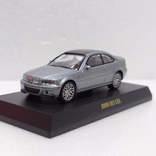 Kyosho BMW M3 CSL E46 164 Scale Mini Car Gray Silver Used Condition