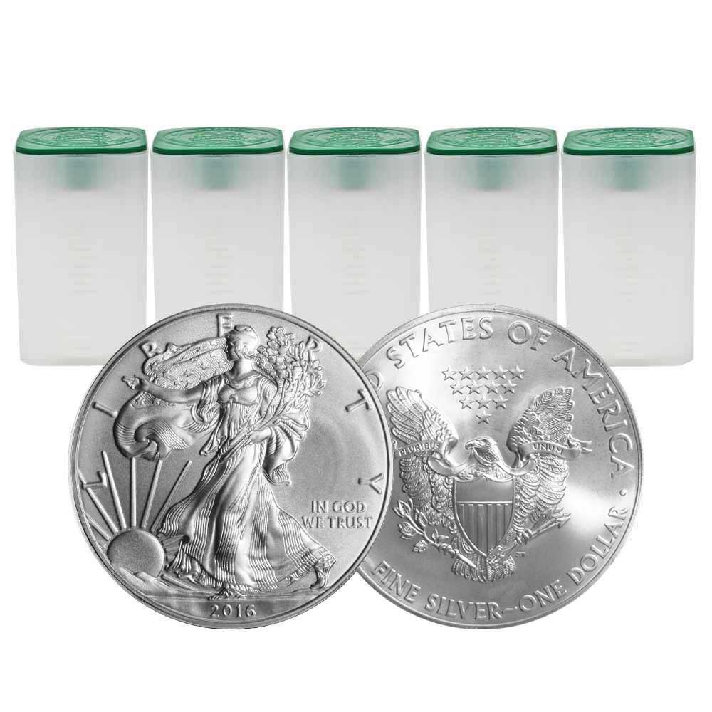 Lot of 100 - 2016 $1 American Silver Eagle 1 oz BU | eBay