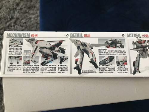 Bandai 1/72 Macross Vf-1A/S Valkyrie VARIABLE FIGHTER COMPLETO B702 - Foto 8 di 24