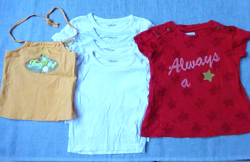 Lot De 3 T-shirts Garçon Vertbaudet Et Complices - 4 Ans - Manches Longues Coton