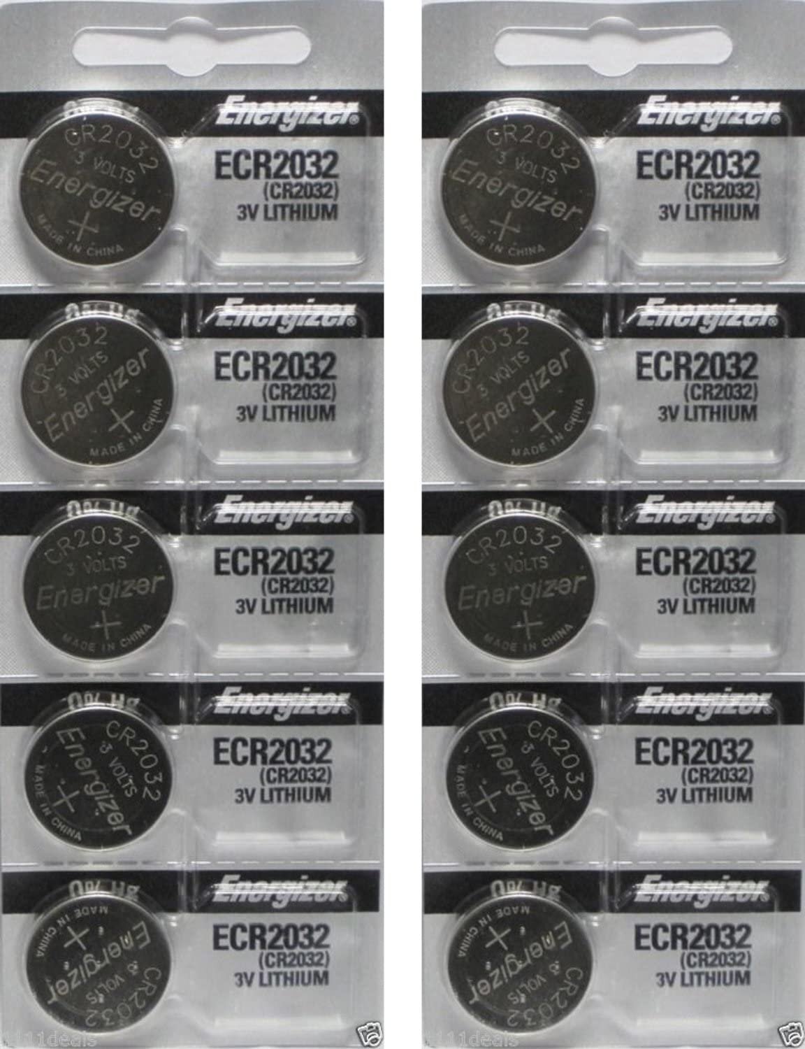 Energizer CR2032 3 Volt Lithium Coin Battery 40 Pack In Original Packaging