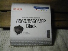 Genuine Xerox Phaser 8560/8560MFP Black Solid Ink 6 Cubes 108R00727 NEW (6 qty)