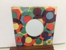 VINTAGE COLUMBIA COMPANY 7" VINYL RECORD SLEEVE VERY GOOD CONDITION