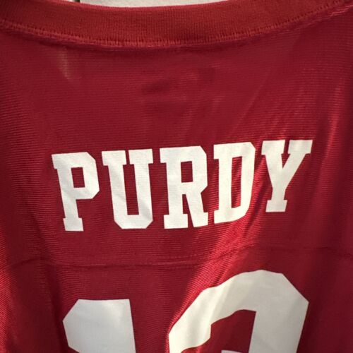 SAN FRANCISCO 49ERS BROCK PURDY #13 AUTHENTIC GAME YOUTH XL 18/20 JERSEY NEW - Picture 9 of 12