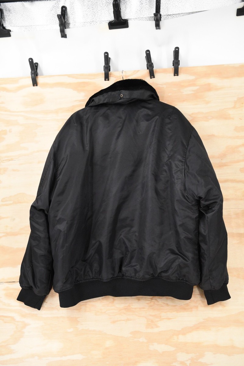 Avirex Tomcat Bomber Flight Insulated Patches Faux Fur Collar