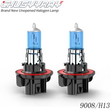 H13 9008 Halogen 1 Pair Headlight White Light Bulb High Low Beam 55w H13 9008 Halogen 1 Pair Headlight White Light Bulb High Low Beam 55w