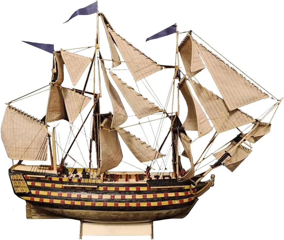 Adventurous DIY 3D Model Ship - HMS Victory Plan for Crafting Enthusiasts - Image 3 of 4