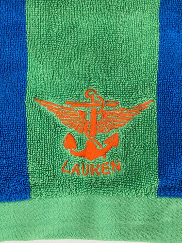POLO Ralph Lauren 90s American Flag Beach Towel Vintage USA