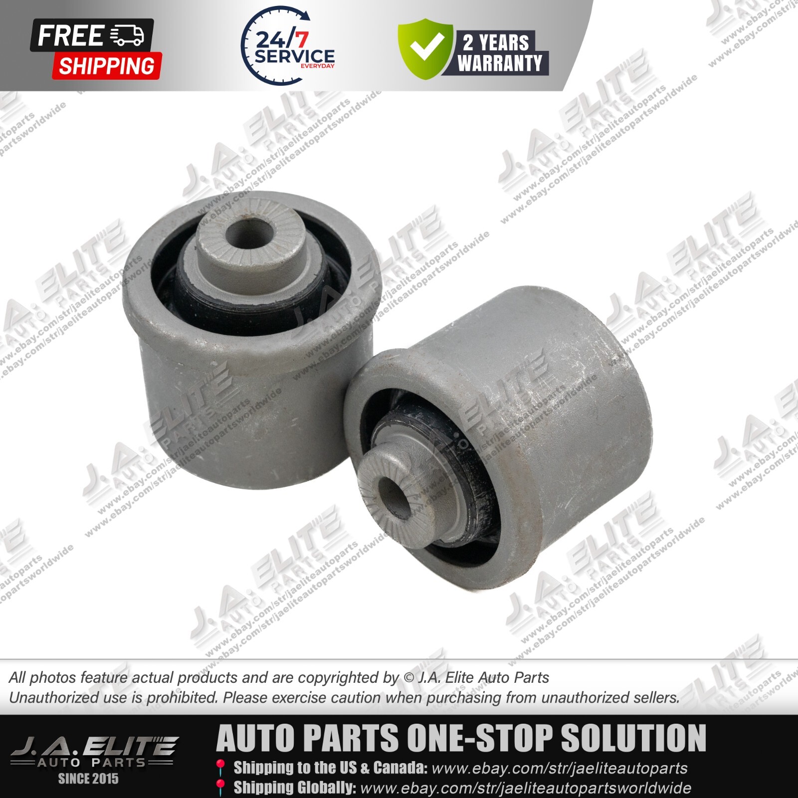 2pcs Front Lower Control Arm Bushing fit Rolls Royce Phantom 2004-16,31122180523