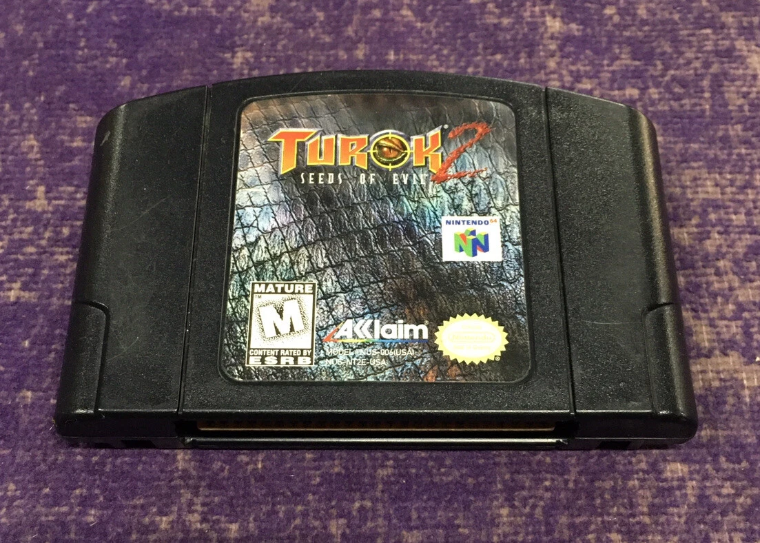 ファッション通販】 EVIL OF SEEDS TUROK2 北米版 N64 ニンテンドー64