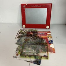 Vintage Etch A Sketch Magic Fun Screen Model 505 with Games Puzzles