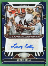 LEROY KELLY 2023 CERTIFIED FOOTBALL CANTON CERTIFIED AUTO /20 BROWNS