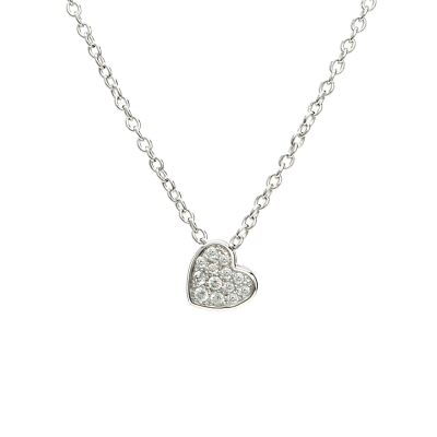 Eye Candy Damen-Halskette Collier 925er Sterlingsilber Herz Zirk. ECJ-NL0070
