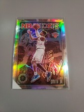 2019-20 Hoops Premium Stock Dennis Smith Jr. #7 Get Out The Way Silver Knicks 
