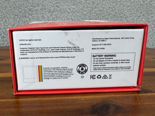 Polaroid iD757 Red Digital Action Camera 18MP Magnetic Base & Mounts (Used) - Picture 5 of 6