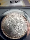 ✨1883-O Morgan Silver Dollar MS 61 ++