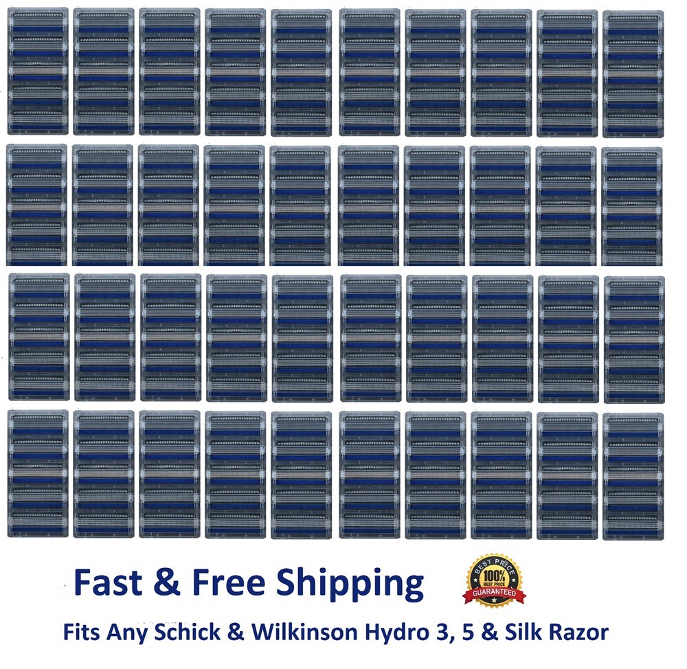 Schick Hydro 3 Blades Refill Cartridge fit Hydro5 Power Silk Razor 1 5 10 20 200