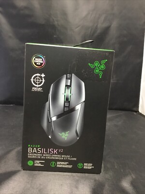 Genuine Razer Basilisk V2 Ergonomic Wired Gaming Mouse (RZ01-03160100-R3U1) NEW