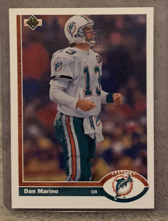 1991 Upper Deck Football Card #255 Dan Marino | eBay