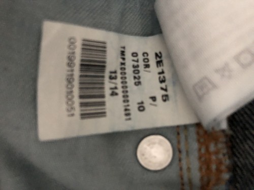 Abercrombie Kids 13/14 Boys Boot Cut 5 Pocket Blue Jeans - Picture 4 of 8