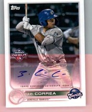 2022 Topps Pro Debut Autographs #PD-66 J.C. Correa RC Rookie AUTO