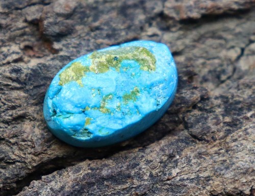 18.00CTs Natural Turquoise loose Gemstone Oval cut Beautifull Turquois Gemstones - Picture 5 of 10