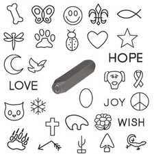 Vanadium Steel Tempered Stamp Punch Tool For Embellishing Metal Blanks  Clay