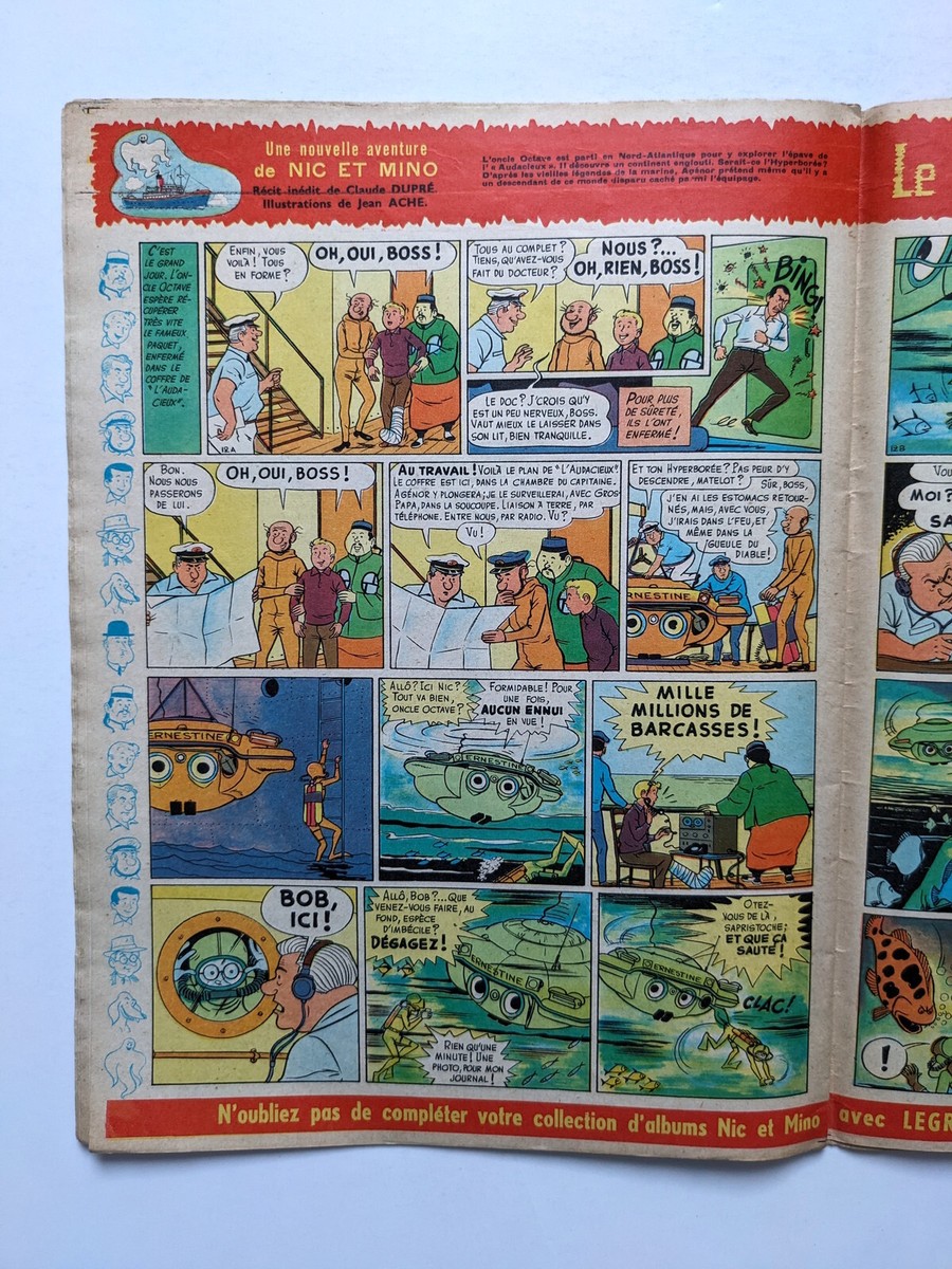 希少 LE JOURNAL DE MiCKEY ディズニー ミッキー ドナルド Journal de Mickey - Vintage French Magazine Covers 1952-1969