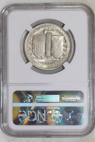 1936 GETTYSBURG SILVER COMMEMORATIVE HALF DOLLAR NGC MS65 CAC! - Picture 2 of 2