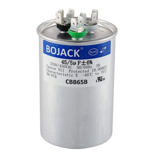 45+5 uF 45/5 MFD ±6% 370V/440VAC Dual Run Circular Start Capacitor for AC Mot... - Picture 2 of 5