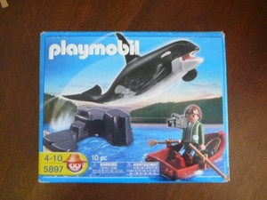 playmobil whale watching set