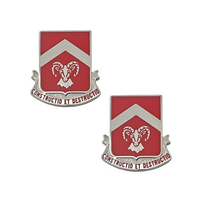 40th Brigade Engineer Batt ''CONSTRUCTIO ET DESTRUCTIO'' (PAIR)