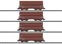 Minitrix / Trix N 18271 - Selbstentladewagen-Set Bauart Tal 963, Db Neuware