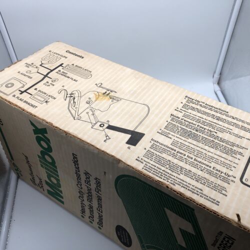 NIB Standard Gauge Mailbox Heavy Duty, Galvanized Steel, Solar Group ST10 Green - Picture 3 of 5