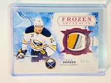  2017-18 Artifacts Frozen Artifacts Red Patch Kyle Okposo /25 Buffalo Sabres