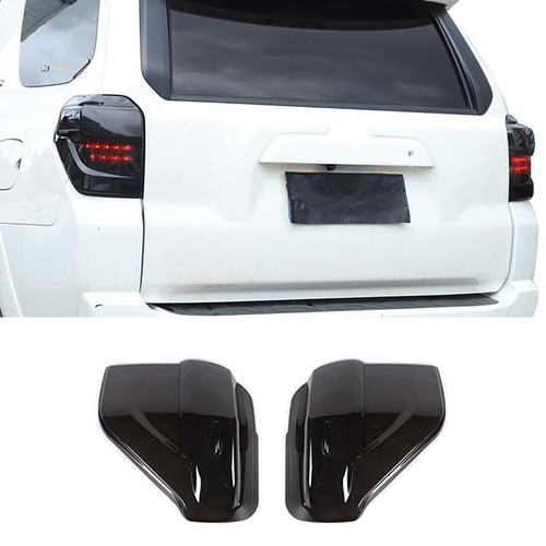 Smoked Black Tail Light Lamp Guard Cover Trim Bezels for 4Runner 14+ Accessories - Picture 3 of 11