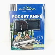 Adventuridge 17-Function Stainless Steel Folding Multi-Tool w/ Nylon Belt Case