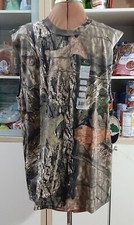 Size L Mens Sleeveless Shirt Mossy Oak 60 Cotton 40 Polyester NWT