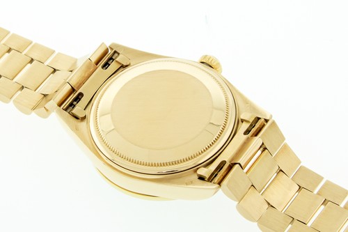 ROLEX MENS DAY-DATE PRESIDENT ONYX DIAMOND DIAL, DIAMOND BEZEL - 18K GOLD WATCH - Picture 8 of 10