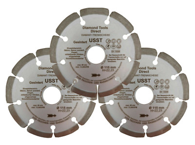 Diamanttrennscheibe  3 Stück 115 mm Flexscheibe Trennscheibe