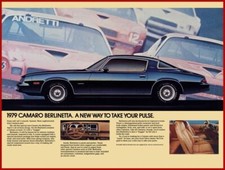 1979 Chevrolet Camaro Berlinetta New Metal Sign A New Way To Take Your Pulse