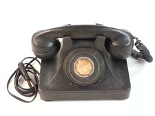 Antique Bakelite Lobby Telephone Sold As-is For Restoration Prop Or Repair