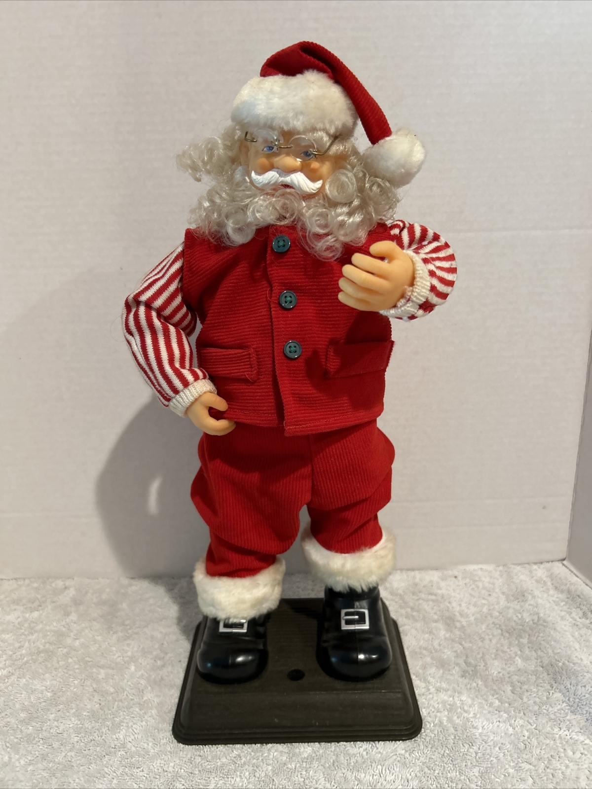 Vtg Hip Swinging Santa Clause "Jinglebell Rock" Tested