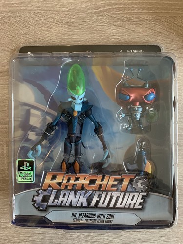 DC Comics Ratchet & Clank Series 1 Dr. Nefarious With Zoni Action ...