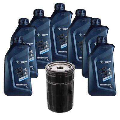 FEBI BILSTEIN Ölfilter 7L BMW Twin Power Turbo 5W-30 für 3er Cabriolet E30 320i