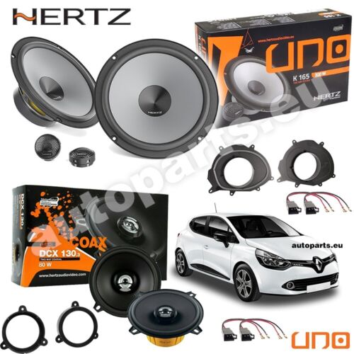 Kit 6 Hertz Front Rear Speaker Cases for Renault Clio 4 from 2013 - Picture 1 of 9